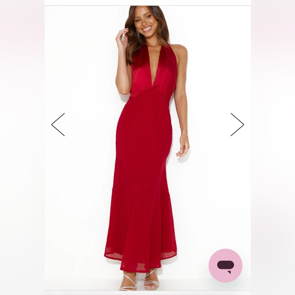 Hello Molly Allowing Luxury Halter Maxi Dress